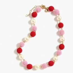 J.Crew Crochet bead necklace